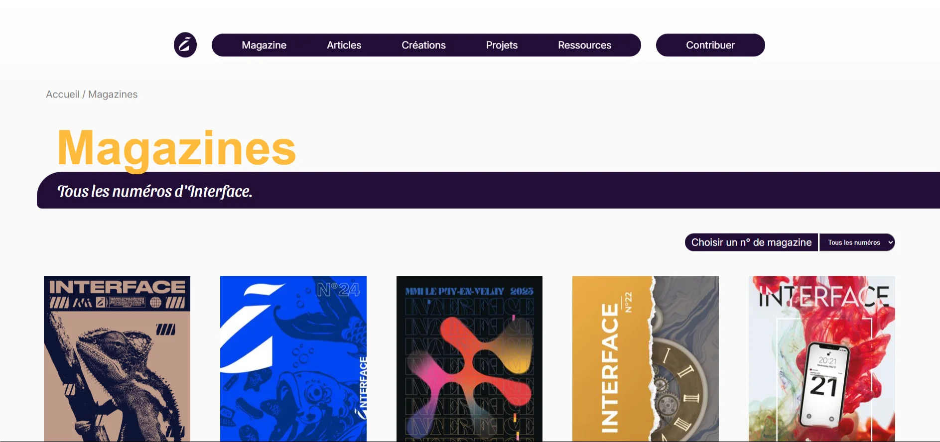 Maintenance Interface Média